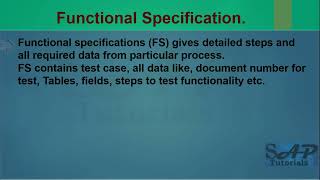 351 Z Report GAP and Functional Specification in SAP MM sap sapmm sapmaterialmanagement [upl. by Drusi]