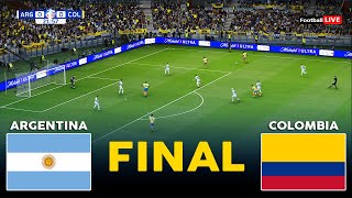 ARGENTINA vs COLOMBIA  FINAL Copa America 2024  Full Match All Goals  Realistic PES Gameplay [upl. by Ynots812]