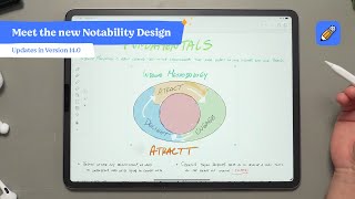 The New Notability Design  Version 14 [upl. by Fara340]