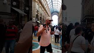 walking gallery vittorio emmanuelemilanomilanitaly lombardia short viralvideo [upl. by Louie]