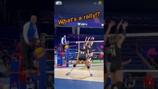 Rally panjang volleyball worldvolleyball vnl [upl. by Sueaddaht]