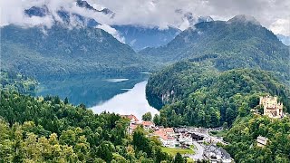 Alpsee Rundweg Urlaub in Füssen Allgäu Bavaria Germany 4K [upl. by Sinnod432]