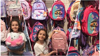 getting a Backpack for schoolGirls school pack bag collection 2024 [upl. by Torray]