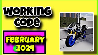 FEBRUARY 2024 WORKING CODE MOTO TRACKDAY PROJECT ROBLOX  MOTO TRACKDAY PROJECT CODE [upl. by Lennej]