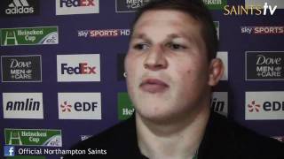 Saints v Munster Dylan Hartley Reaction [upl. by Johnstone]