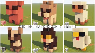 Minecraft Mini Mob Statue l Minecraft Mini Mob Heykelleri l Minecraft Miniature Mob Statue Tutorial [upl. by Malti649]