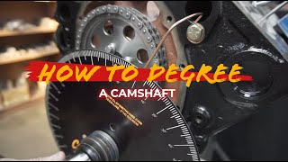 How to Degree a Camshaft Lobe Center Method [upl. by Eslehc393]