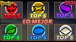 🏆LOS 5 MEJORES PERSONAJES DE CADA CADA COLOR 🔥🤯EN DRAGON BALL LEGENDS PVP 2024 [upl. by Farrah]