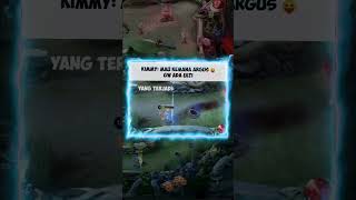 Kimmy be like kok balik lagi🗿 mobilelegends funnyml mlbb [upl. by Ainezey235]