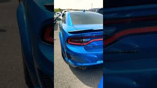 Abandoned Blue Wide Body Scatpack Dodge Charger shorts dodge srt viral [upl. by Rauscher22]