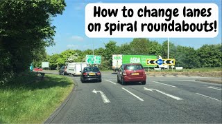 Watch this on Spiral roundabouts Understanding and changing lanes  multi lanes [upl. by Nai]