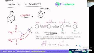 3 convert aniline to 4  bromoanilines  class12 Amines [upl. by Adao]