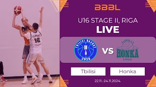 Tbilisi Basket 2009 vs Tapiolan Honka 2009  BBBL Boys U16 [upl. by Attenev]