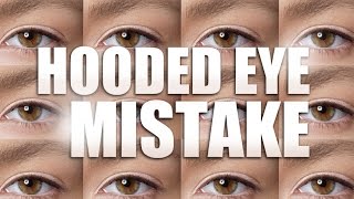 5 MOST COMMON MISTAKES PEOPLE MAKE WITH HOODED EYES [upl. by Neff]