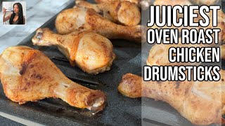 🍗 JUICIEST Roast Chicken Drumsticks Recipe in the Oven with Roasted Vegetables  RACK OF LAM [upl. by Tdnarb852]