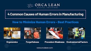 Human Errors in Manufacturing  How to Minimize Human Errors manufacturing smartfactory [upl. by Danita]