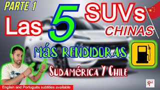 Las SUVs Chinas más rendidoras económicas disponibles en Sudamérica y Chile [upl. by Deegan]