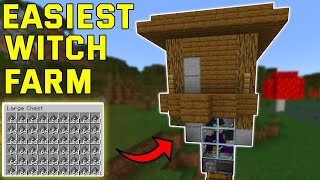 EASIEST Witch Farm Minecraft Bedrock 120 BedrockMcpePs4Xbox [upl. by Dorelle]