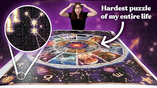 Finishing this 9000 piece puzzle literally almost broke me 🤯 Astrology Puzzle Part 4 [upl. by Silera370]