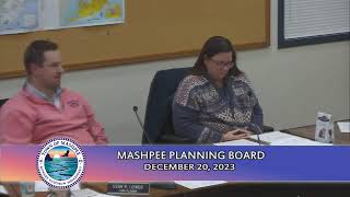 Mashpee Planning Board  12202023 [upl. by Minna]