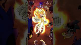 fleetway sonic evll oficial vs gabs exe [upl. by Serica254]