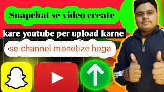 how to create video on Snapchat  vansh [upl. by Nyar515]