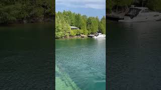 Tobermory Explore the Bruce County youtubeshorts travel lake cottages lakeviewsatisfying [upl. by Aknayirp]