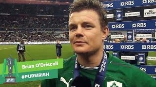 Brian ODriscoll on his last appearance for Ireland  Six Nations Rugby [upl. by Ras]