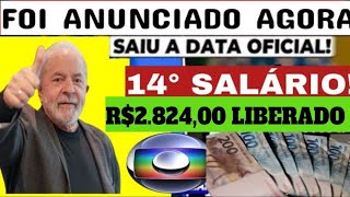 📞 APROVADO 14 SALARIO NO VALOR R282400 SERÁ PAGO NOVAMENTE PARA APOSENTADOS E PENSIONISTA [upl. by Jerman]