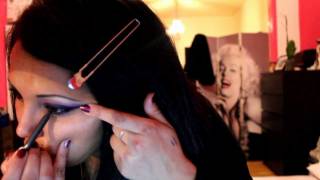 Make up tutorial  Purple Smokey eye [upl. by Stepha63]