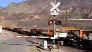 Swarthout Cyn Rd Double Trains in the Cajon Pass [upl. by Neisa631]