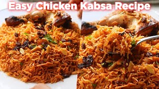 Easy Chicken Kabsa Recipe [upl. by Arotal]