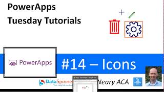 PowerApps Tuesday Tutorials 14 Icons [upl. by Wahl527]