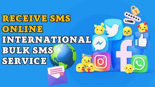 Receive SMS online International bulk sms service [upl. by Annahtur]