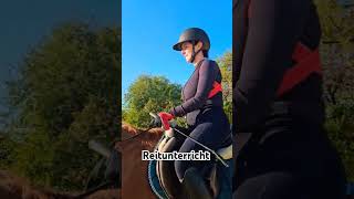 Reiten mit Körperbänder reitstunde Reitlehrerin horselife Reitschüler reiter [upl. by Rosenberger]