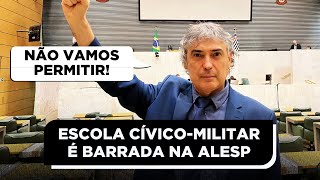 ⚠️ Barrado o projeto da Escola CívicoMilitar [upl. by Enirahtak]