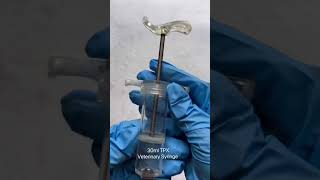 Different ML high quality reusable syringe for veterinary use [upl. by Ayotel326]