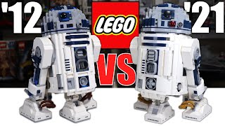 LEGO Star Wars UCS R2D2 Comparison 10225 vs 75308  2012 vs 2021 [upl. by Valaree]