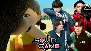 BTS play squid game 👧🏻  Hindi dubbing  Part2 [upl. by Oelak]