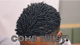 How To Get Twist With Natural Hair [upl. by Nalyr]