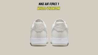 Nike Air Force 1 WhitePhantom [upl. by Lesak]