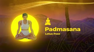 Padmasana  Lotus Pose  Advanced Yoga  Uni Smart Fitness [upl. by Rima]