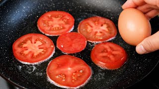 1 Tomato 2 eggs Quick recipe perfect for breakfast Simple and delicious recipe [upl. by Desta]