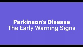 Early Warning Signs of Parkinsons Disease [upl. by Alidus]