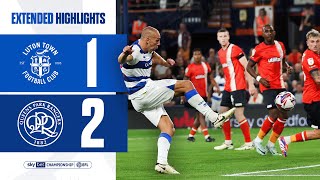 TWO GOALS IN 3 MINUTES  Extended Highlights  Luton Town 12QPr [upl. by Ynehpets]