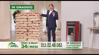 Con La Stufa al Pellet Ariel Energia un Bancale di Pellet in Omaggio  Offerta Scaduta [upl. by Ronni]