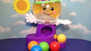 Fisher Price Laugh amp Learn Count and Color Gumball Machine Count Candy Gumballs [upl. by Rozella26]