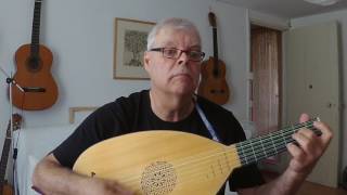 La Vilanella V Capirola ca 1517 Italian lute music [upl. by Ayadahs]