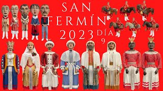 Gigantes de Pamplona  9 de julio San Fermín 2023 [upl. by Prosperus]