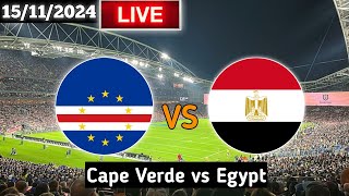 Cape Verde Vs Egypt Live Match Today [upl. by Fionnula]